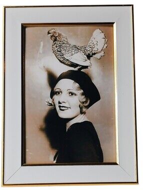 Vintage Chicken Girl Farmhouse Cute Boho Retro Home Shabbychic Vin Chickens